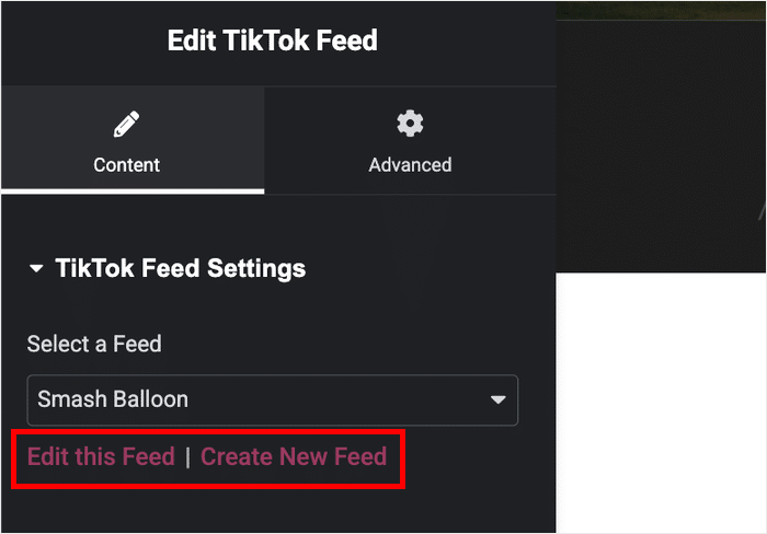 edit your create feed from the elementor editor - Smash Balloon edit your create feed from the elementor editor