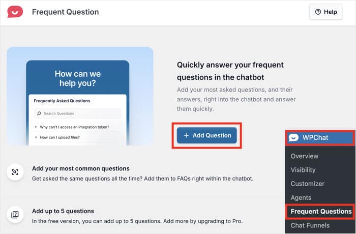 add faq to your wpchat assistant