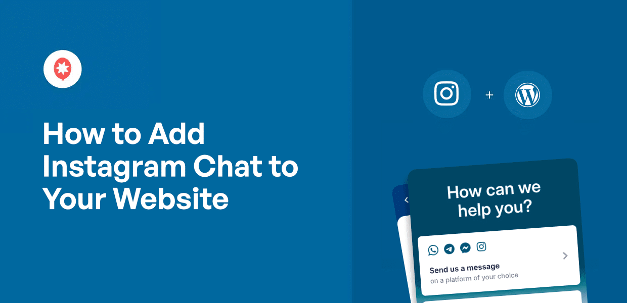 Como adicionar o Instagram Chat ao seu site