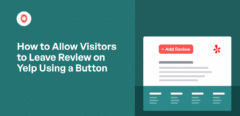 how to allow visitors to leave yelp review