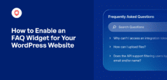 how to enable an faq widget for your wordpress website