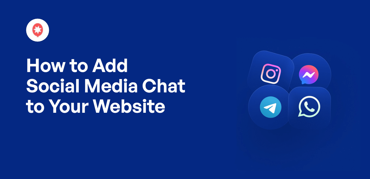 how to add social media chat to your website