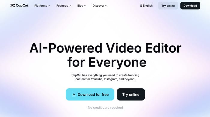 Capcut Video Editor für TikTok