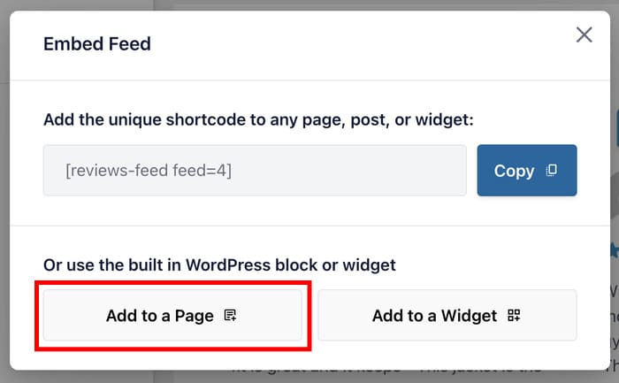 aggiungere le recensioni di WooCommerce a una pagina