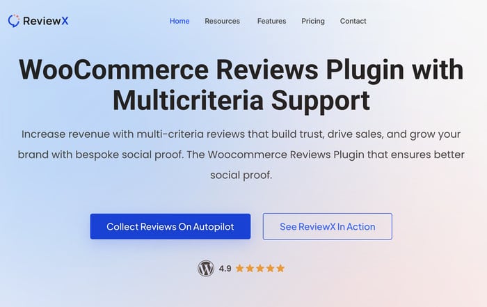 ReviewX WooCommerce review tool