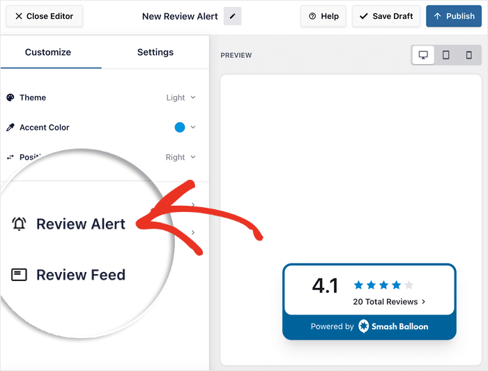 Bearbeitung der Elemente für Benachrichtigungen starten