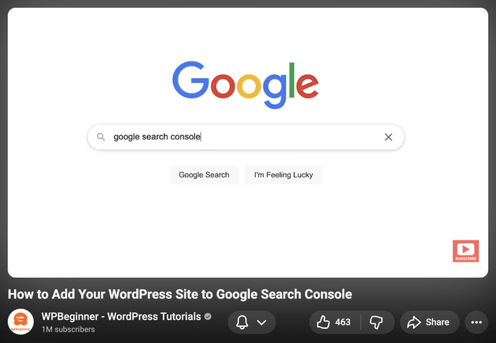Esempio di titolo adatto per YouTube