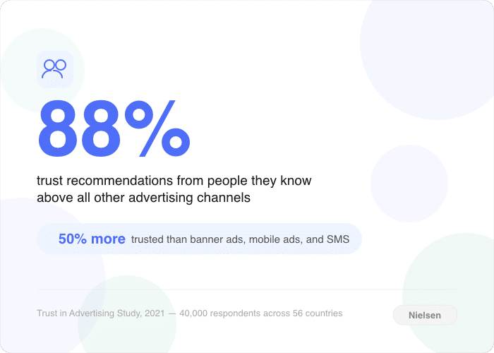 personal trust vs advertisement comparison