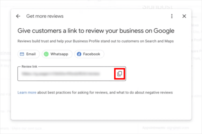 generate a link for people to leave a google review - Smash Balloon Créer un lien permettant aux utilisateurs de laisser un avis sur Google