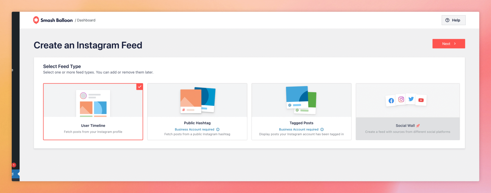Auto-Rotating Your Instagram Feed As A Carousel Slideshow — Step 2 - Smash Balloon Auto-Rotating Your Instagram Feed As A Carousel Slideshow — Step 2