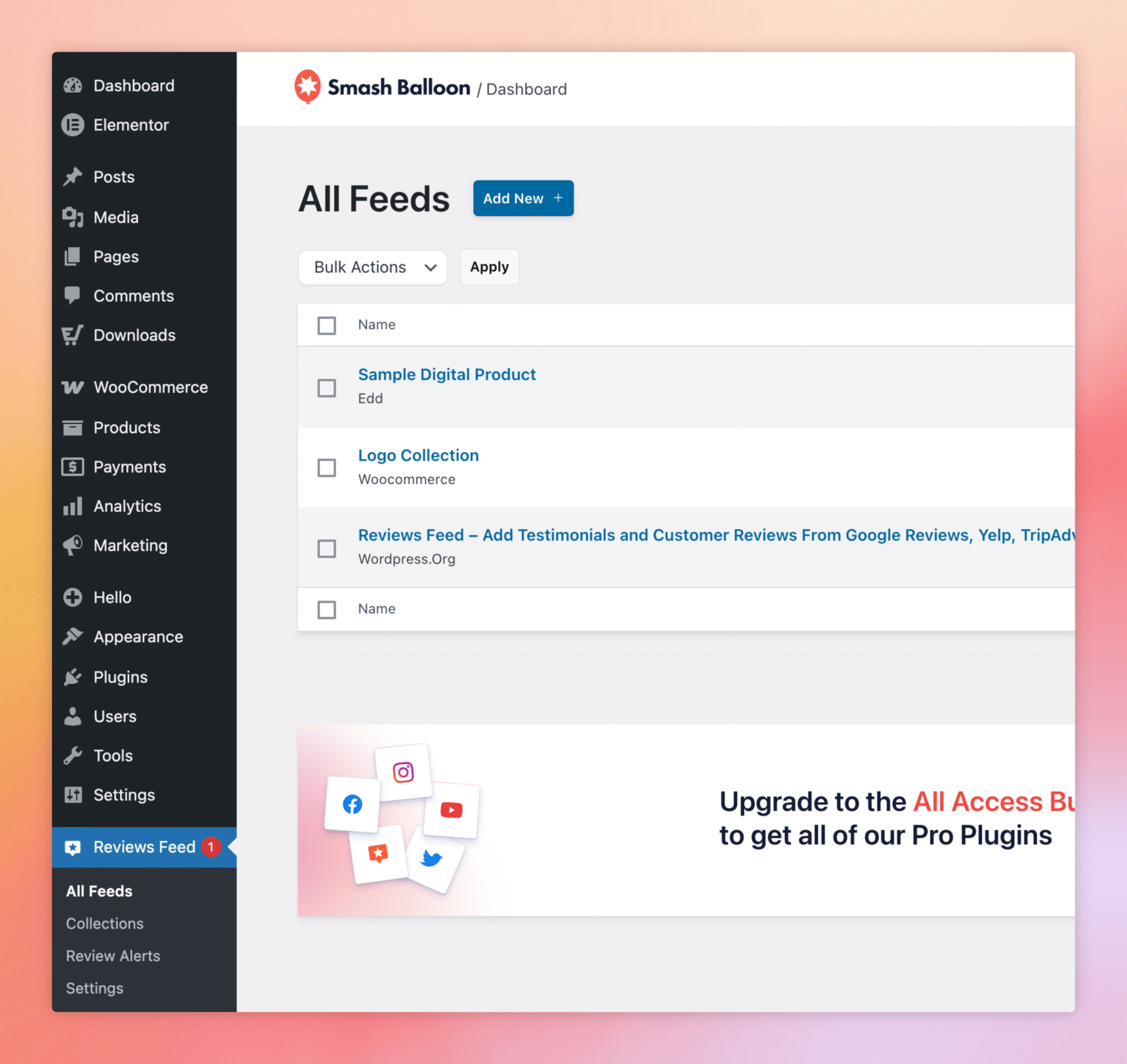 Filtering Reviews By Rating, Keyword, And Source In Reviews Feed Pro — Step 1 - Smash Balloon Filtering Reviews By Rating, Keyword, And Source In Reviews Feed Pro — Step 1