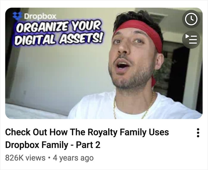 more authentic video content for dropbox