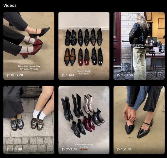 example of tiktok content with low production values