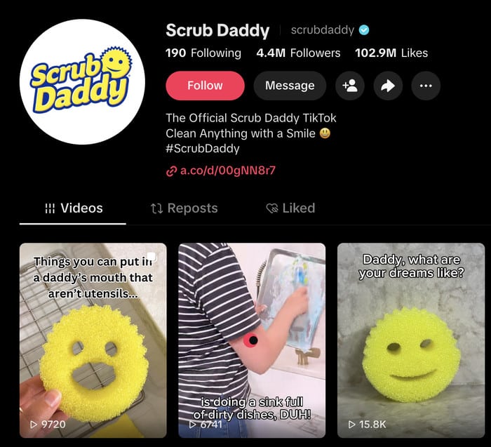 scrubdaddy marketing content example