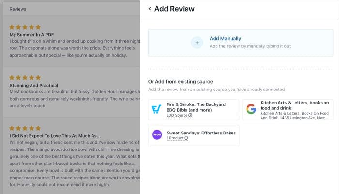 create a review collection that includes edd reviews - Smash Balloon create a review collection that includes edd reviews