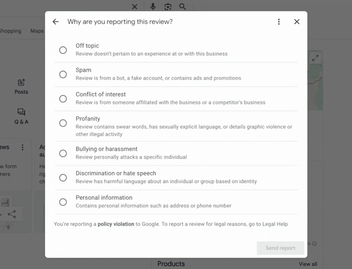 possible reasons for a review to be reported - Smash Balloon possible reasons for a review to be reported