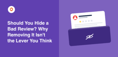 should you hide a bad review