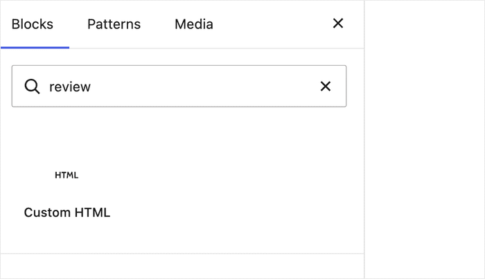no results for a review block in wordpress - Smash Balloon no results for a review block in wordpress