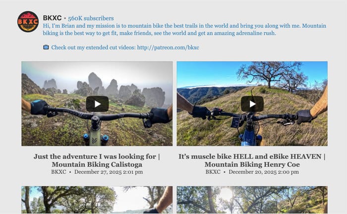 same youtube videos embedded using a plugin - Smash Balloon same youtube videos embedded using a plugin