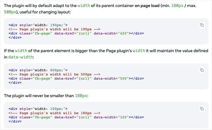 manual embed code for facebooks page plugin - Smash Balloon manual embed code for facebook's page plugin