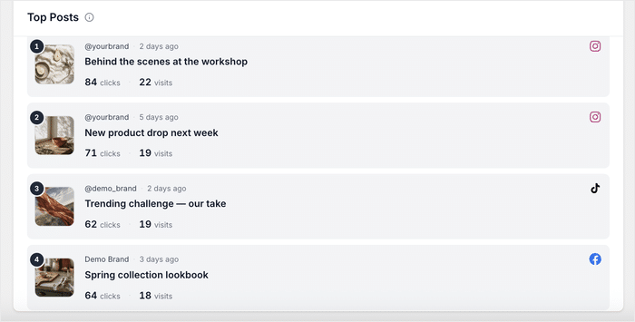 see top posts metrics and stats - Smash Balloon see top posts metrics and stats