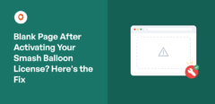 blank page after activating smash balloon license key? here's the fix