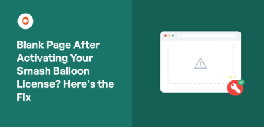 blank page after activating smash balloon license key? here's the fix