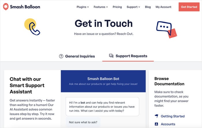 smash balloon support page demonstration - Smash Balloon smash balloon support page demonstration