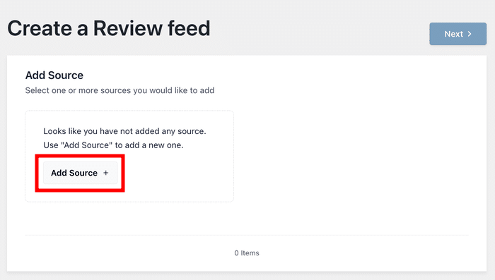 Adicionar uma nova fonte para o plugin Reviews Feed Pro