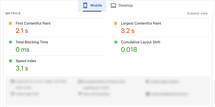 lcp score for manual instagram embed - Smash Balloon Instagramの埋め込み(手動)におけるLCPスコア