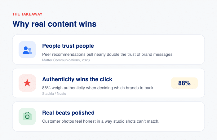 why authentic content wins over marketing - Smash Balloon why authentic content wins over marketing