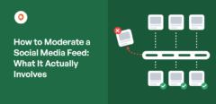 how to moderate a social media feed