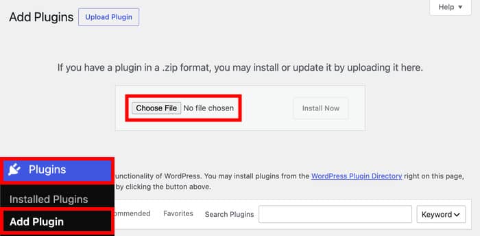 install new plugin on your wordpress website