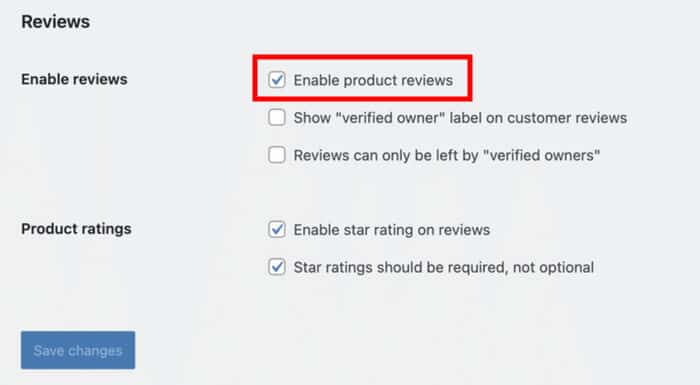 enable product reviews on your online store