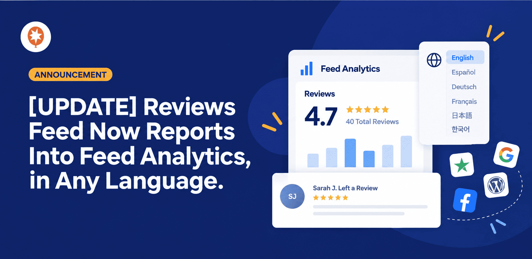 UPDATE Reviews Feed Now Reports Into Feed Analytics in Any Language - Smash Balloon