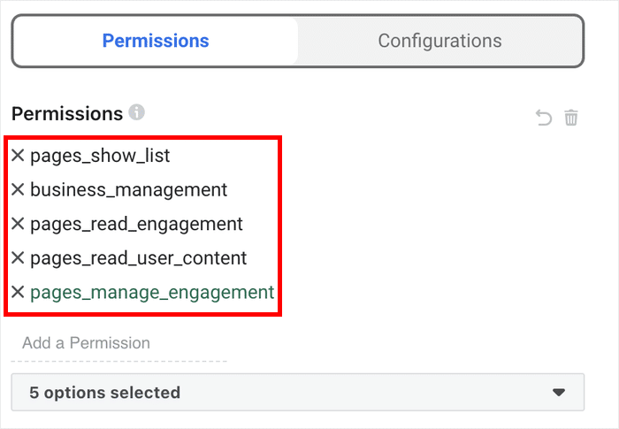 add the permissions to your facebook app - Smash Balloon Añade los permisos a tu aplicación de Facebook