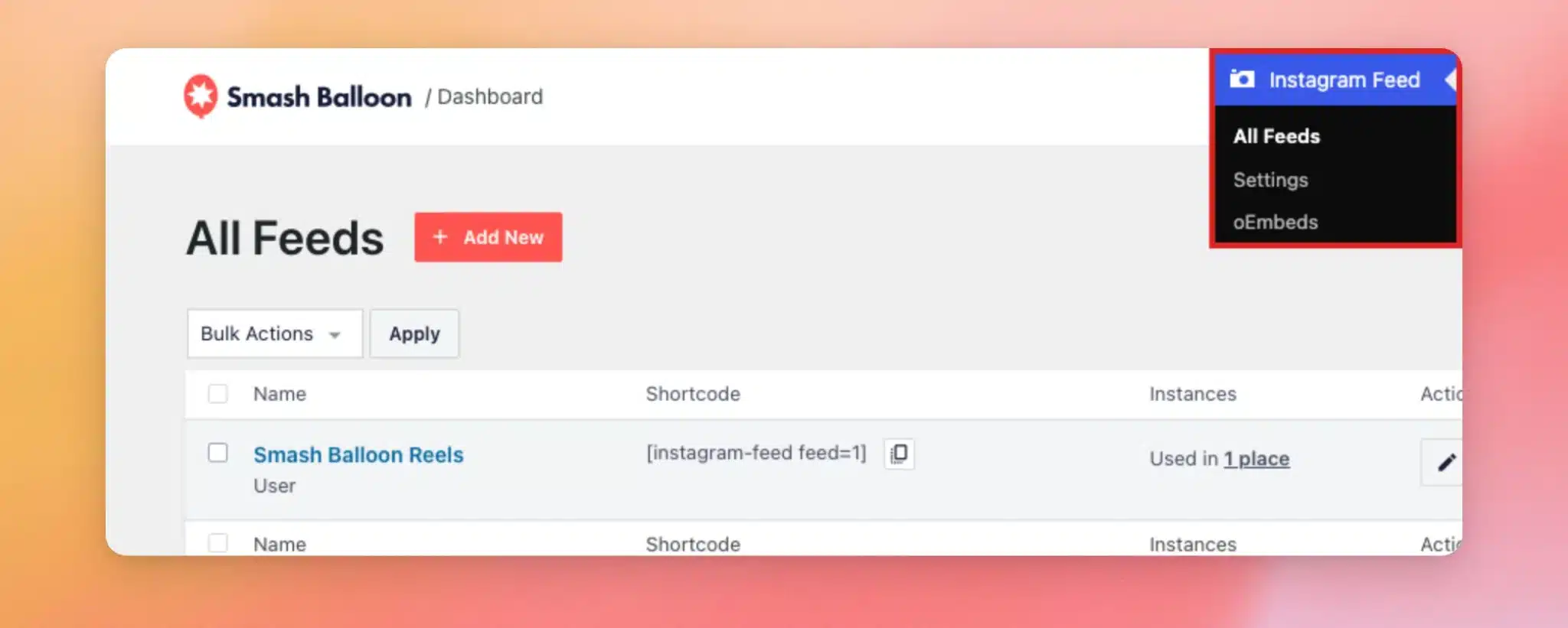 Die Instagram-Seite „Alle Feeds“ listet einen von einem KI-Assistenten erstellten Feed auf.